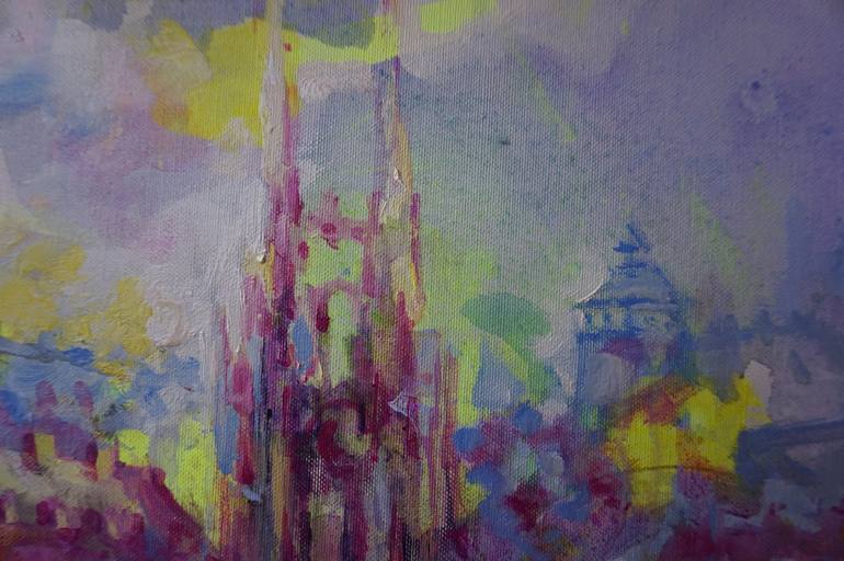 Original Contemporary Landscape Painting by Ruslan Pushkash
