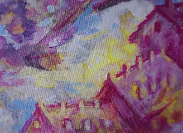 Original Contemporary Landscape Painting by Ruslan Pushkash