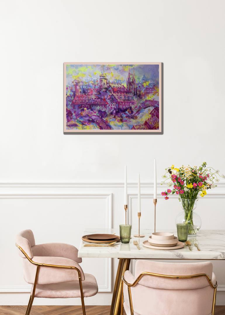 Original Contemporary Landscape Painting by Ruslan Pushkash