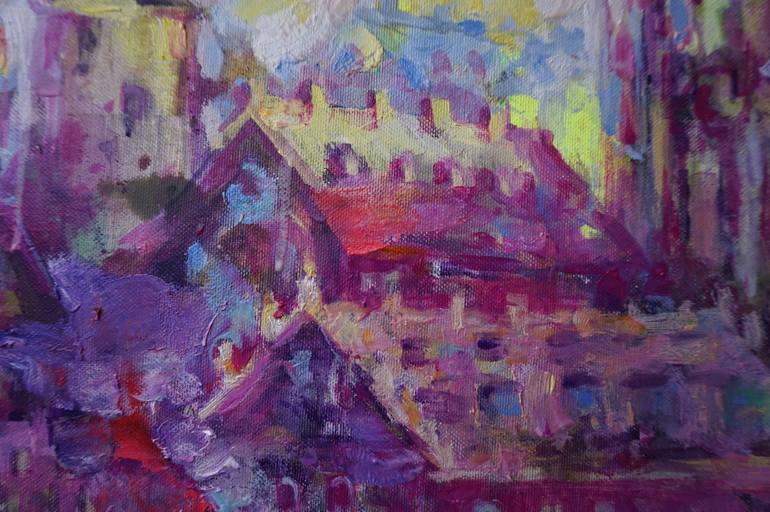 Original Contemporary Landscape Painting by Ruslan Pushkash