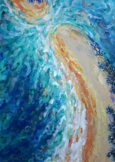 Original Abstract Painting by Ruslan Pushkash