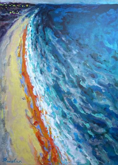 Original Abstract Expressionism Abstract Painting by Ruslan Pushkash