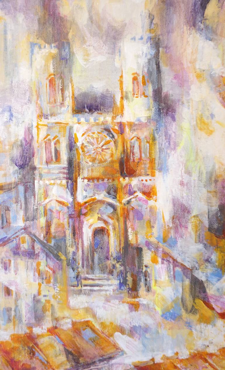 Original Contemporary Cities Painting by Ruslan Pushkash