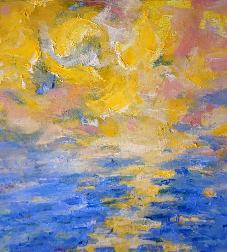 Original Expressionism Seascape Painting by Ruslan Pushkash