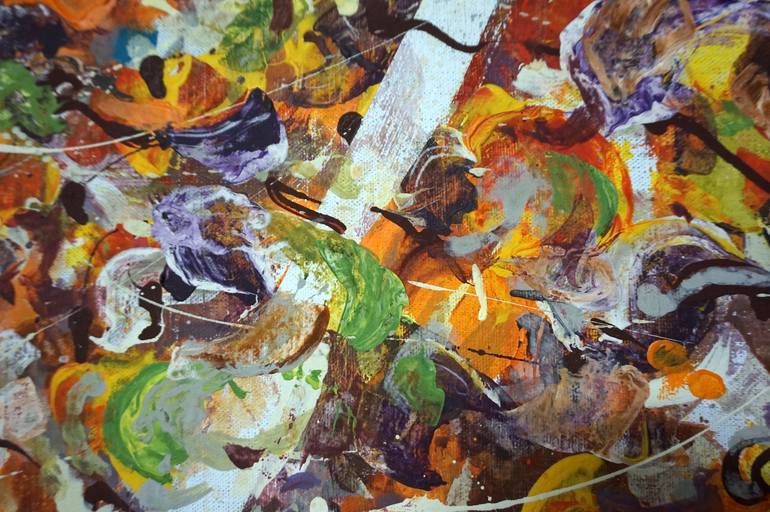 Original Abstract Nature Painting by Ruslan Pushkash
