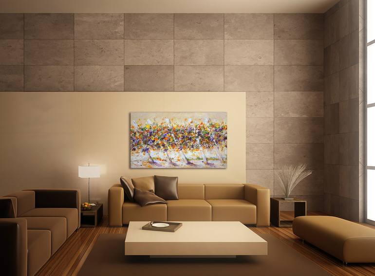Original Expressionism Landscape Painting by Ruslan Pushkash