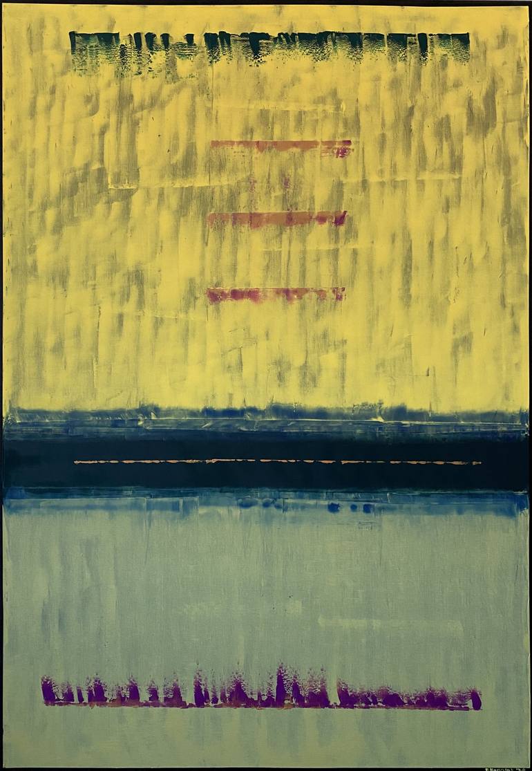 Original Abstract Expressionism Abstract Paintings by Paul Kociniak