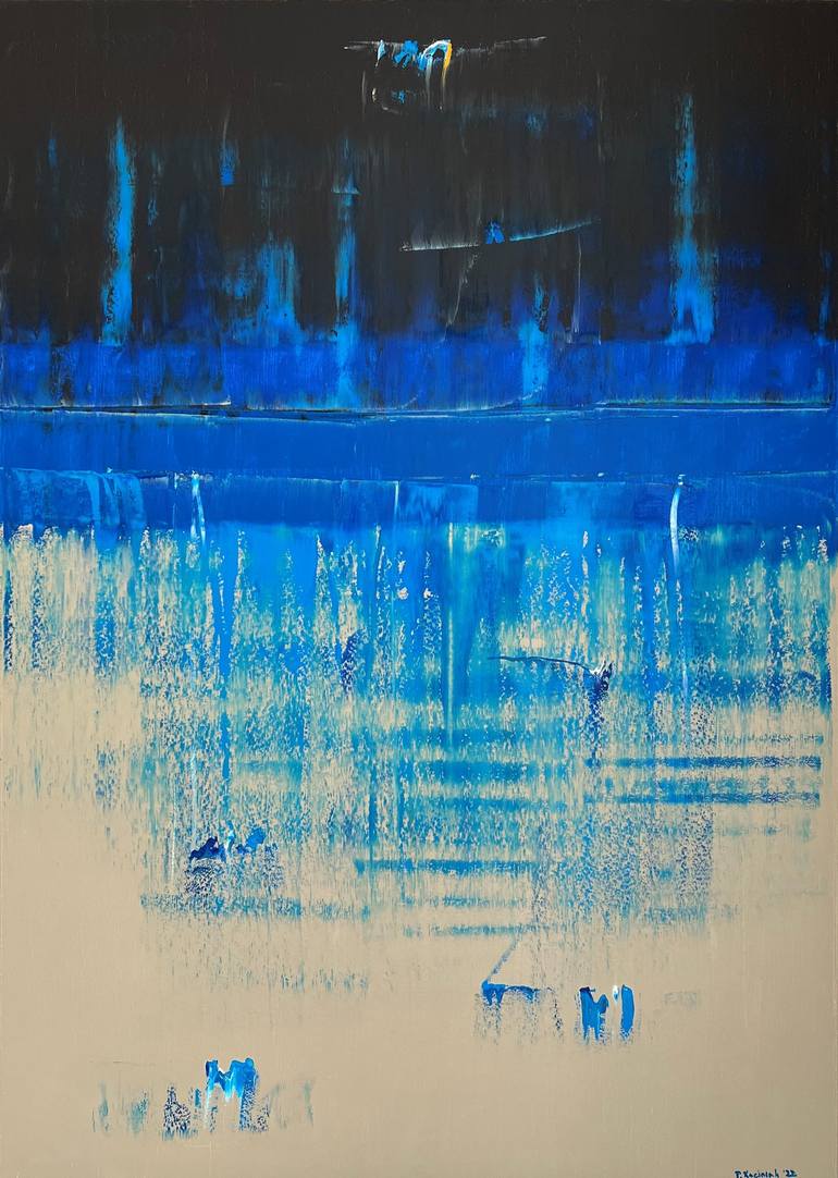 Original Abstract Expressionism Abstract Paintings by Paul Kociniak