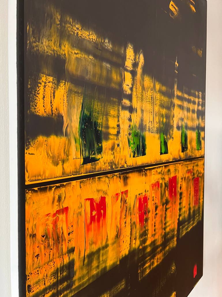 Original Abstract Expressionism Abstract Painting by Paul Kociniak