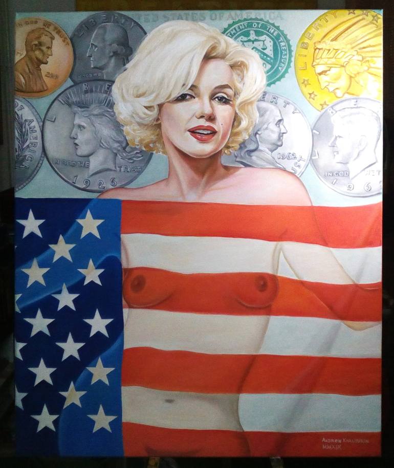 Original Pop Culture/Celebrity Painting by Andrew Khalturin