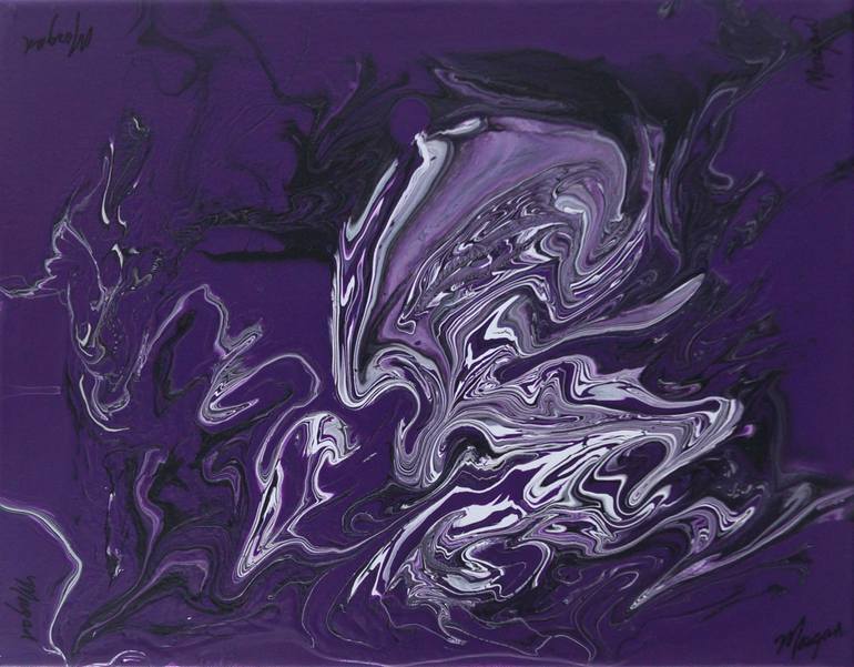 Original Abstract Expressionism Abstract Painting by Morgan Hines