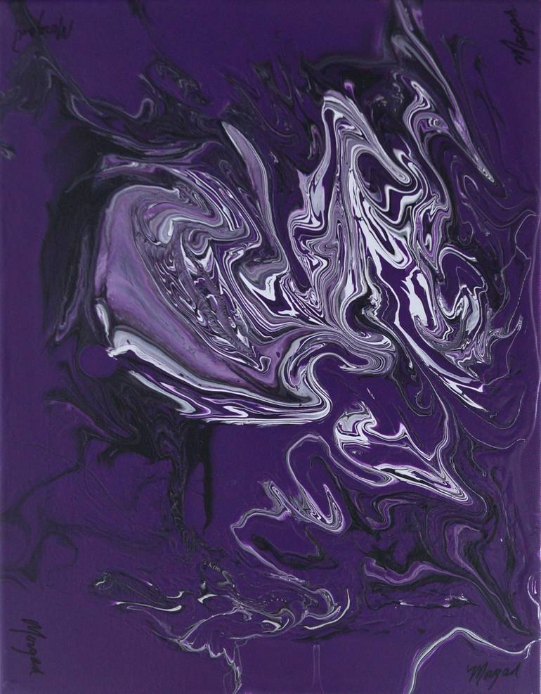 Original Abstract Expressionism Abstract Painting by Morgan Hines