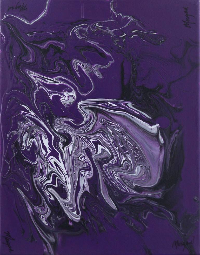 Original Abstract Expressionism Abstract Painting by Morgan Hines
