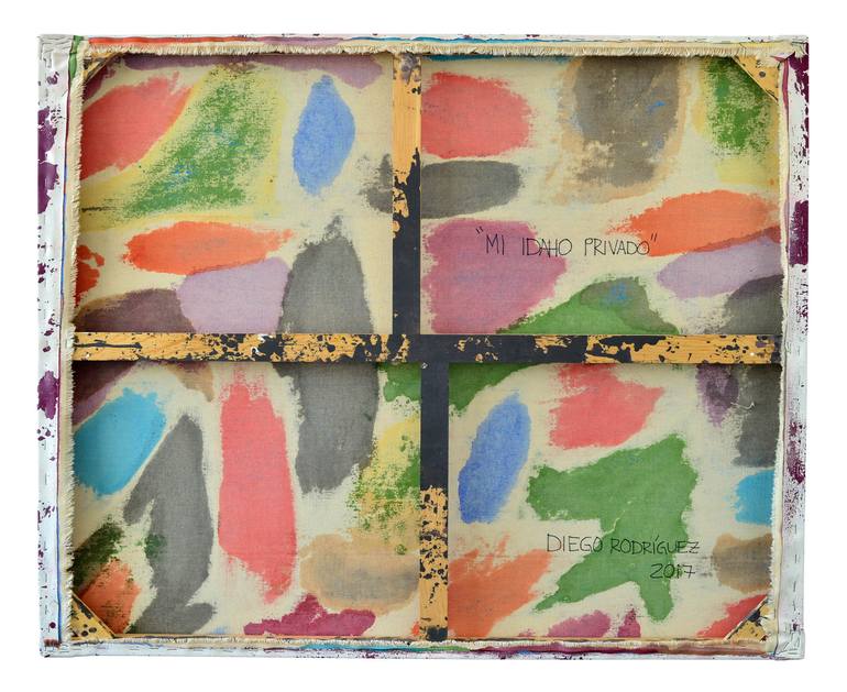 Original Abstract Expressionism Abstract Painting by Diego Rodríguez
