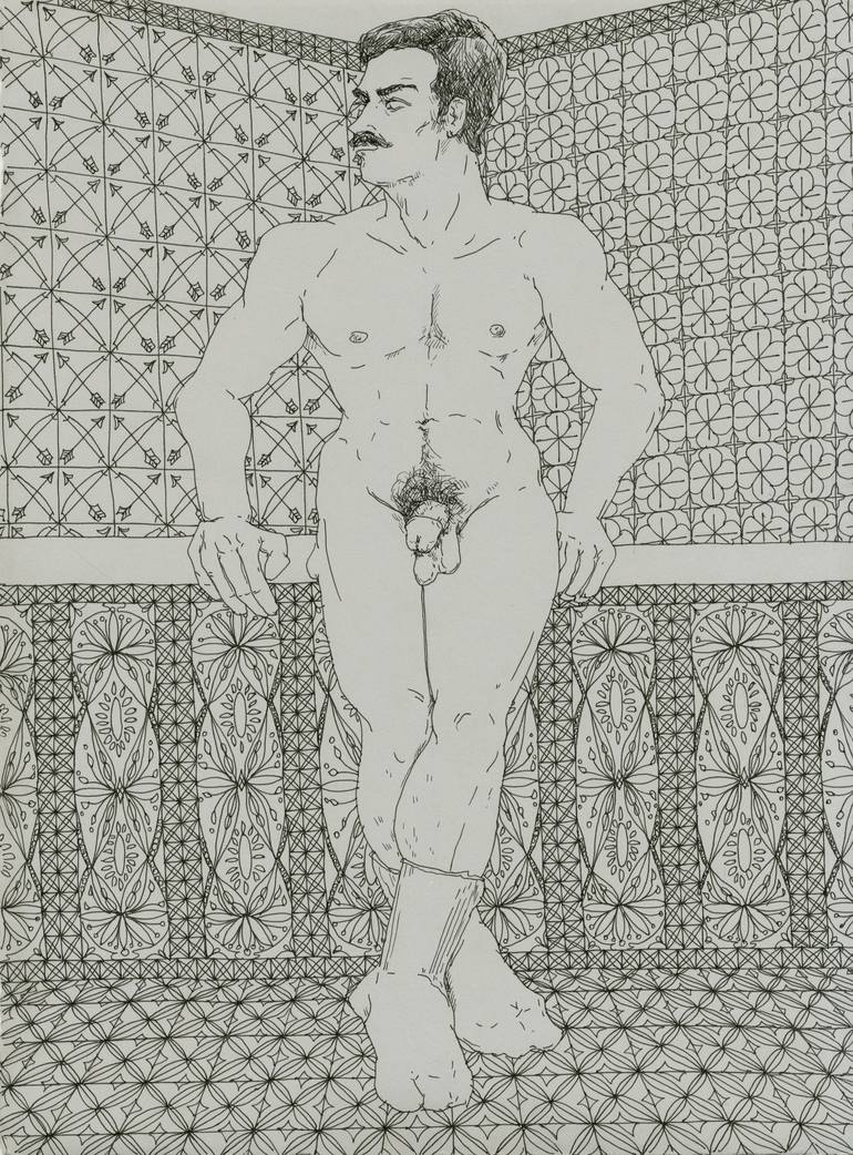 Male Nude 5 Drawing by Brian Stremick | Saatchi Art