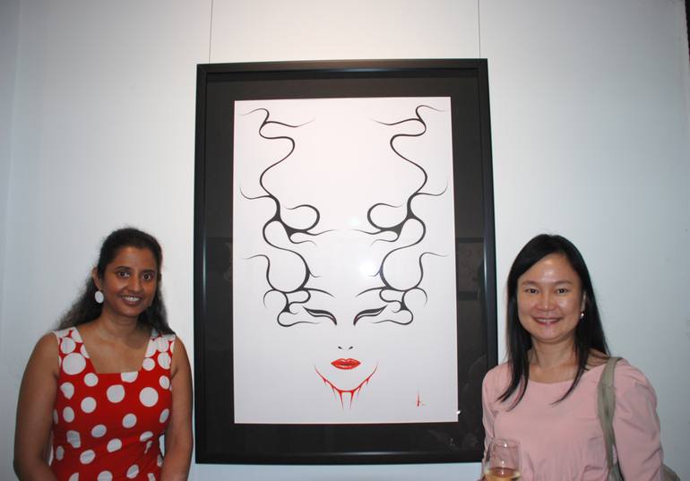 Original Minimalism Abstract Painting by Lakshmi Mohanbabu