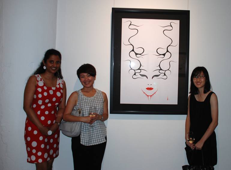 Original Minimalism Abstract Painting by Lakshmi Mohanbabu