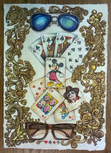 Original Pop Art Celebrity Painting by Valery Tatar