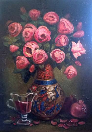 Roses and pomegranate juice thumb