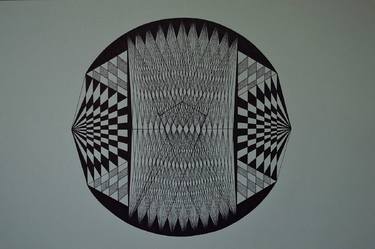 Original Geometric Drawings by Lein Werrit