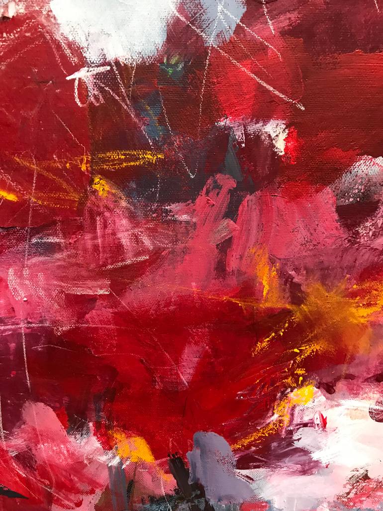 Original Abstract Expressionism Abstract Painting by Angela Dierks