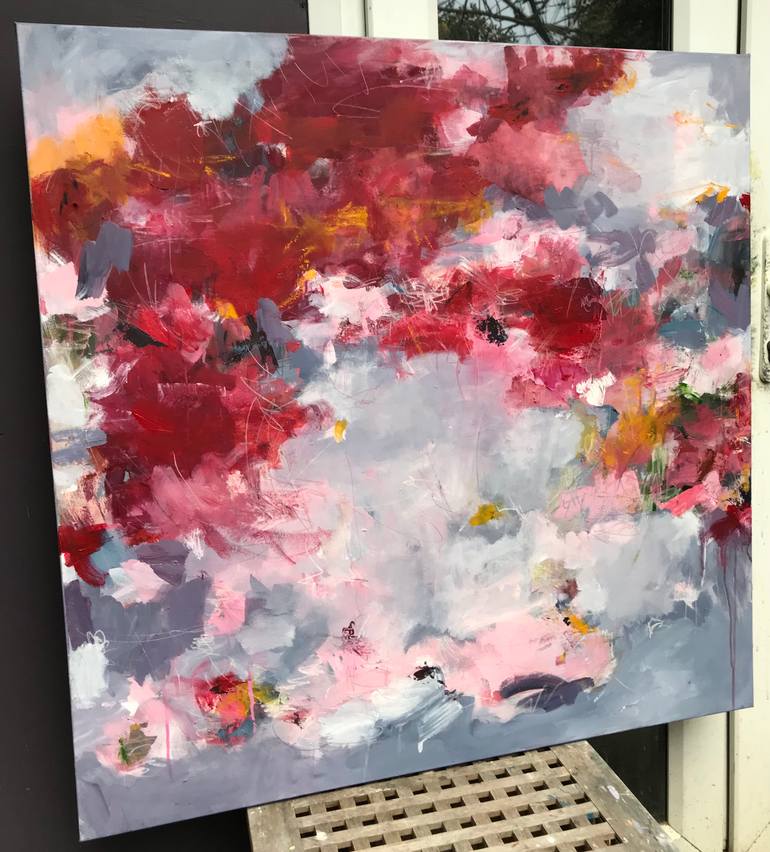 Original Abstract Expressionism Abstract Painting by Angela Dierks