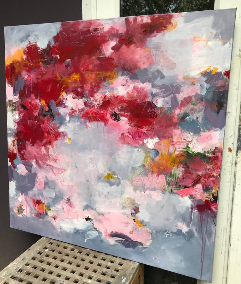 Original Abstract Expressionism Abstract Painting by Angela Dierks