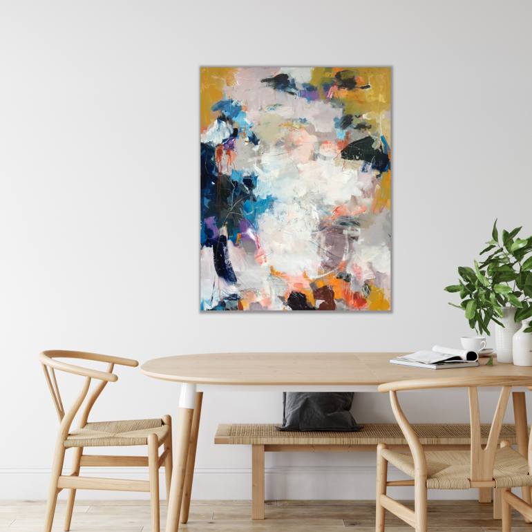 Original Abstract Expressionism Abstract Painting by Angela Dierks