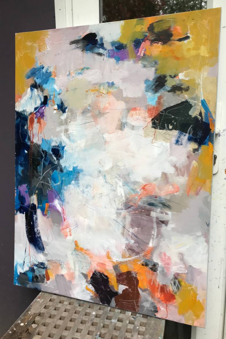 Original Abstract Expressionism Abstract Painting by Angela Dierks