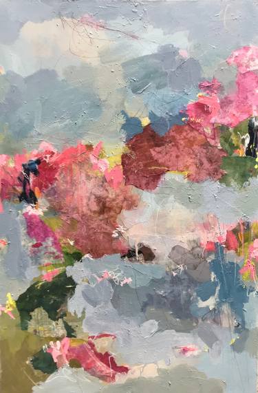 Original Abstract Floral Paintings by Angela Dierks