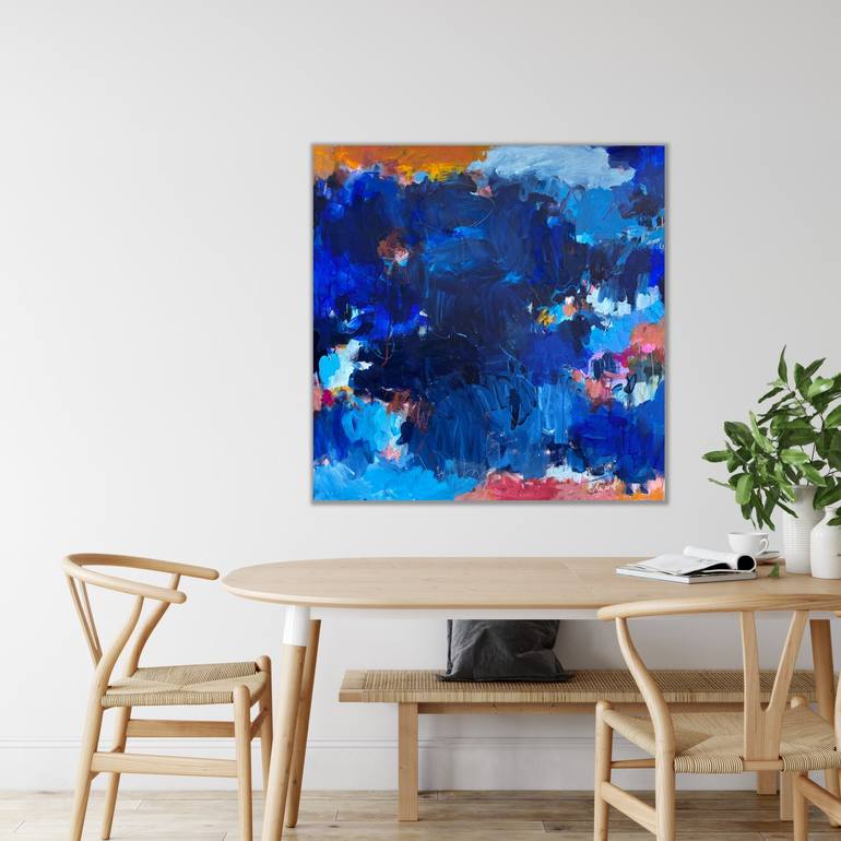 Original Abstract Expressionism Abstract Painting by Angela Dierks