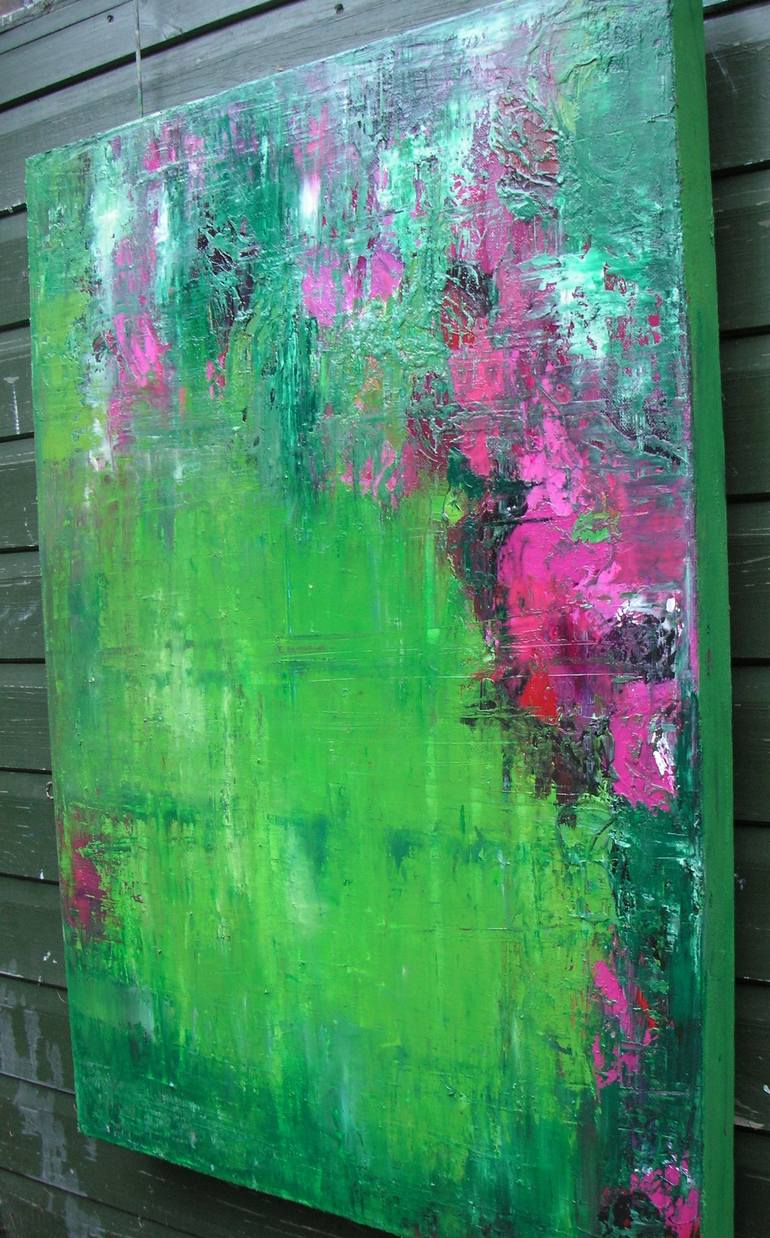 Original Abstract Expressionism Abstract Painting by Angela Dierks