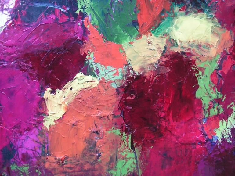 Original Abstract Expressionism Abstract Painting by Angela Dierks