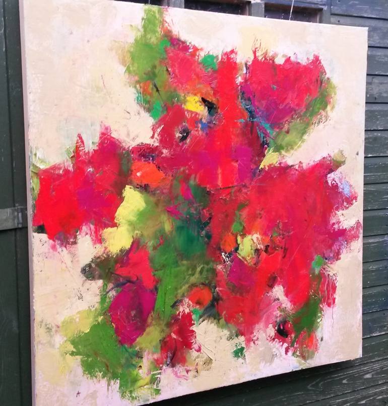 Original Abstract Expressionism Abstract Painting by Angela Dierks