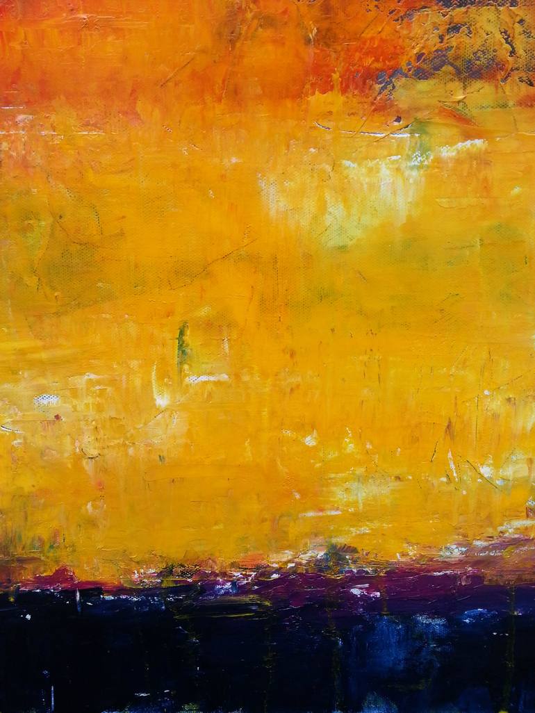 Original Abstract Expressionism Abstract Painting by Angela Dierks