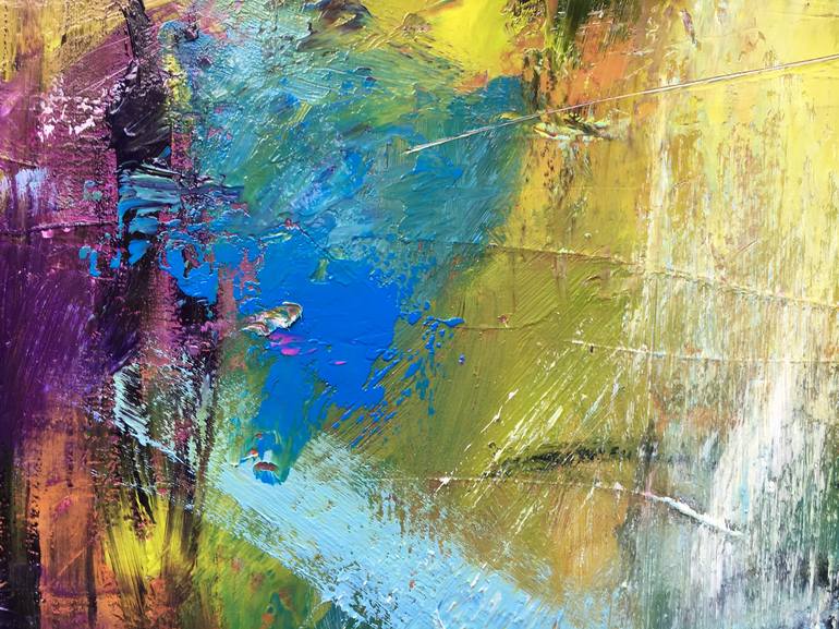 Original Abstract Expressionism Abstract Painting by Angela Dierks