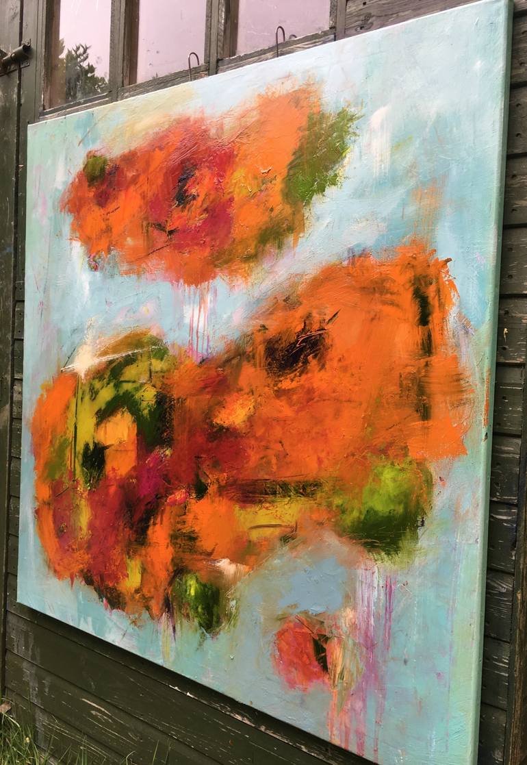 Original Abstract Expressionism Abstract Painting by Angela Dierks