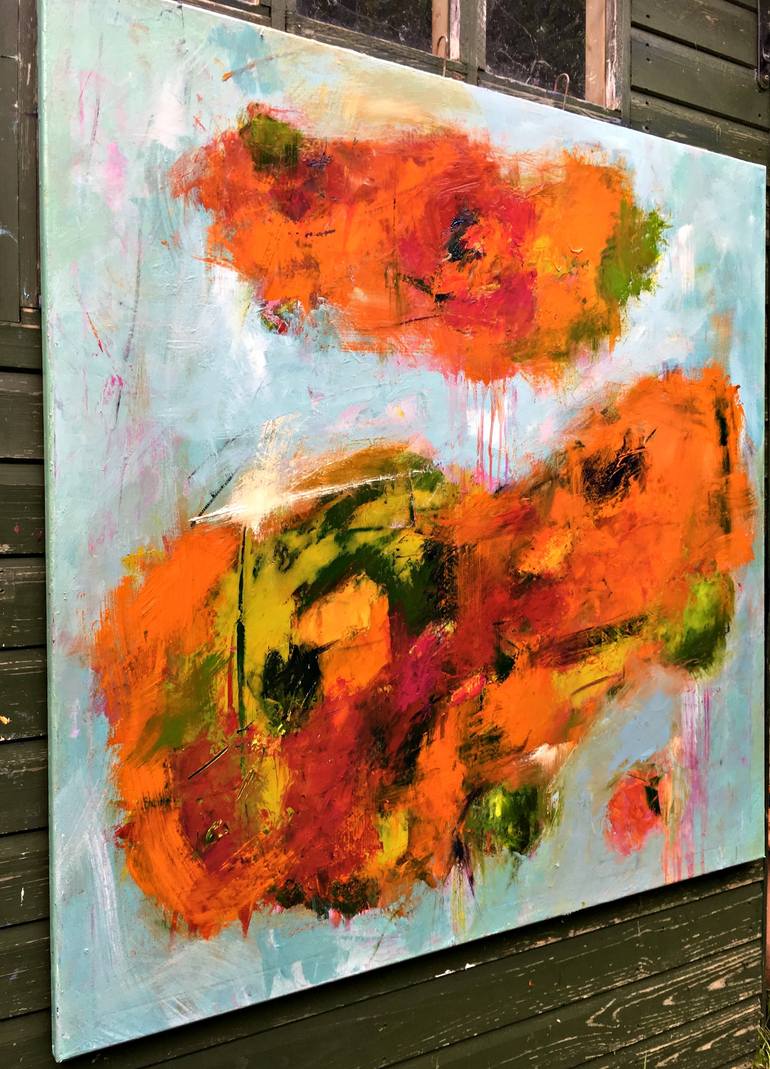 Original Abstract Expressionism Abstract Painting by Angela Dierks