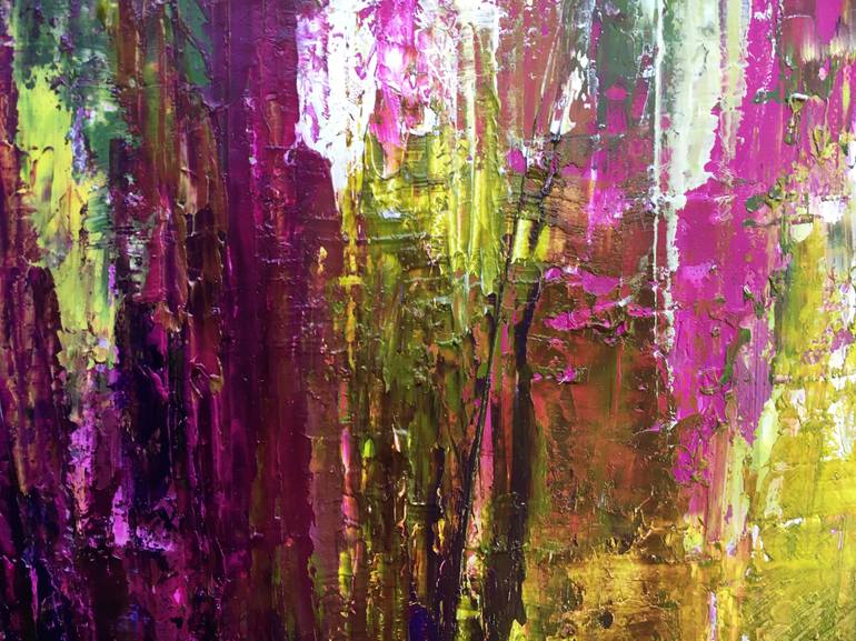 Original Abstract Expressionism Abstract Painting by Angela Dierks