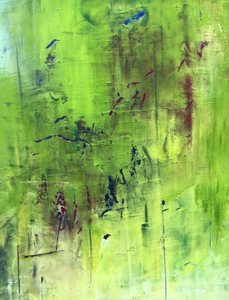 Original Abstract Expressionism Abstract Painting by Angela Dierks