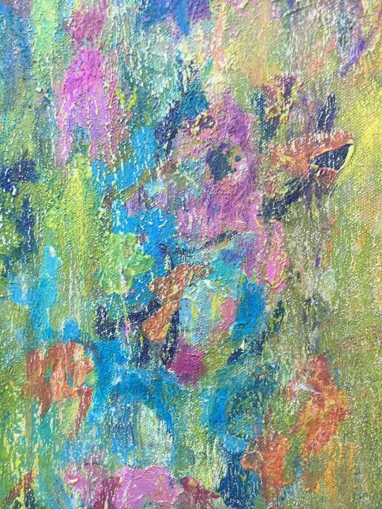 Original Abstract Expressionism Abstract Painting by Angela Dierks