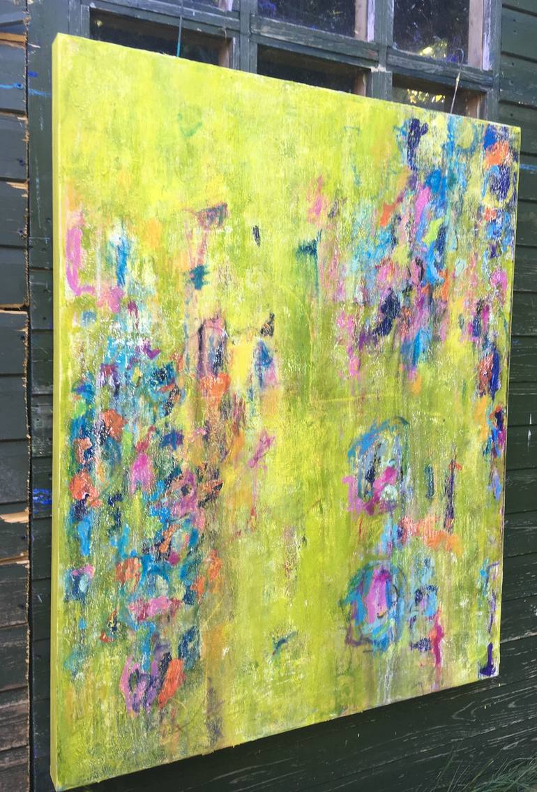 Original Abstract Expressionism Abstract Painting by Angela Dierks