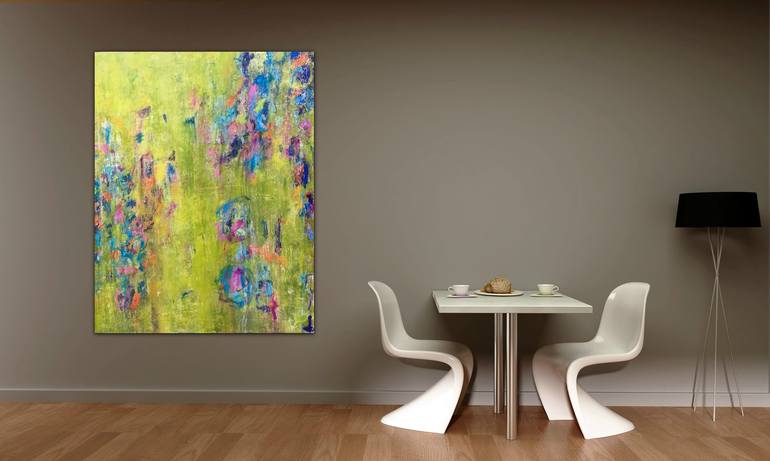 Original Abstract Expressionism Abstract Painting by Angela Dierks