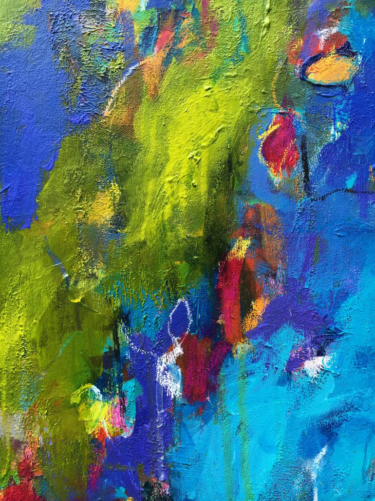 Original Abstract Expressionism Abstract Painting by Angela Dierks