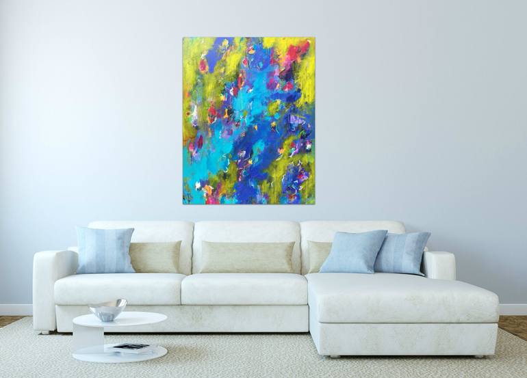 Original Abstract Expressionism Abstract Painting by Angela Dierks