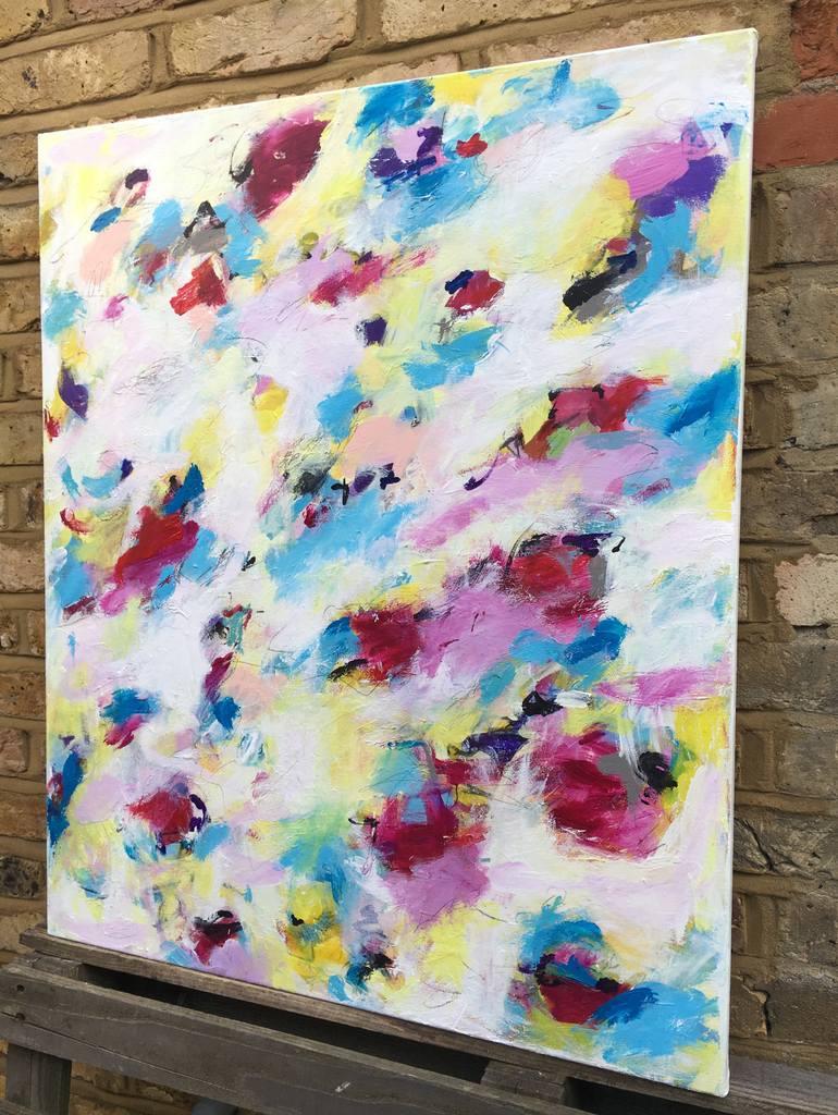 Original Abstract Expressionism Abstract Painting by Angela Dierks