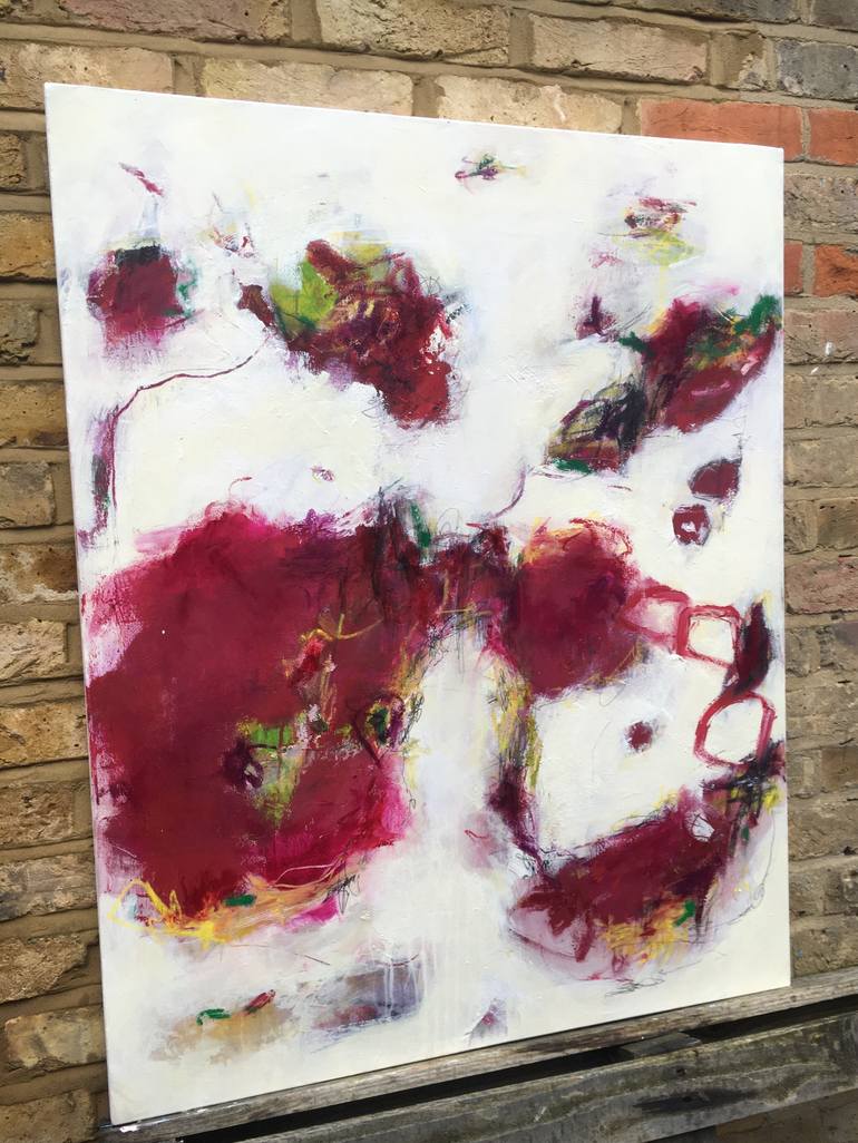 Original Abstract Expressionism Abstract Painting by Angela Dierks