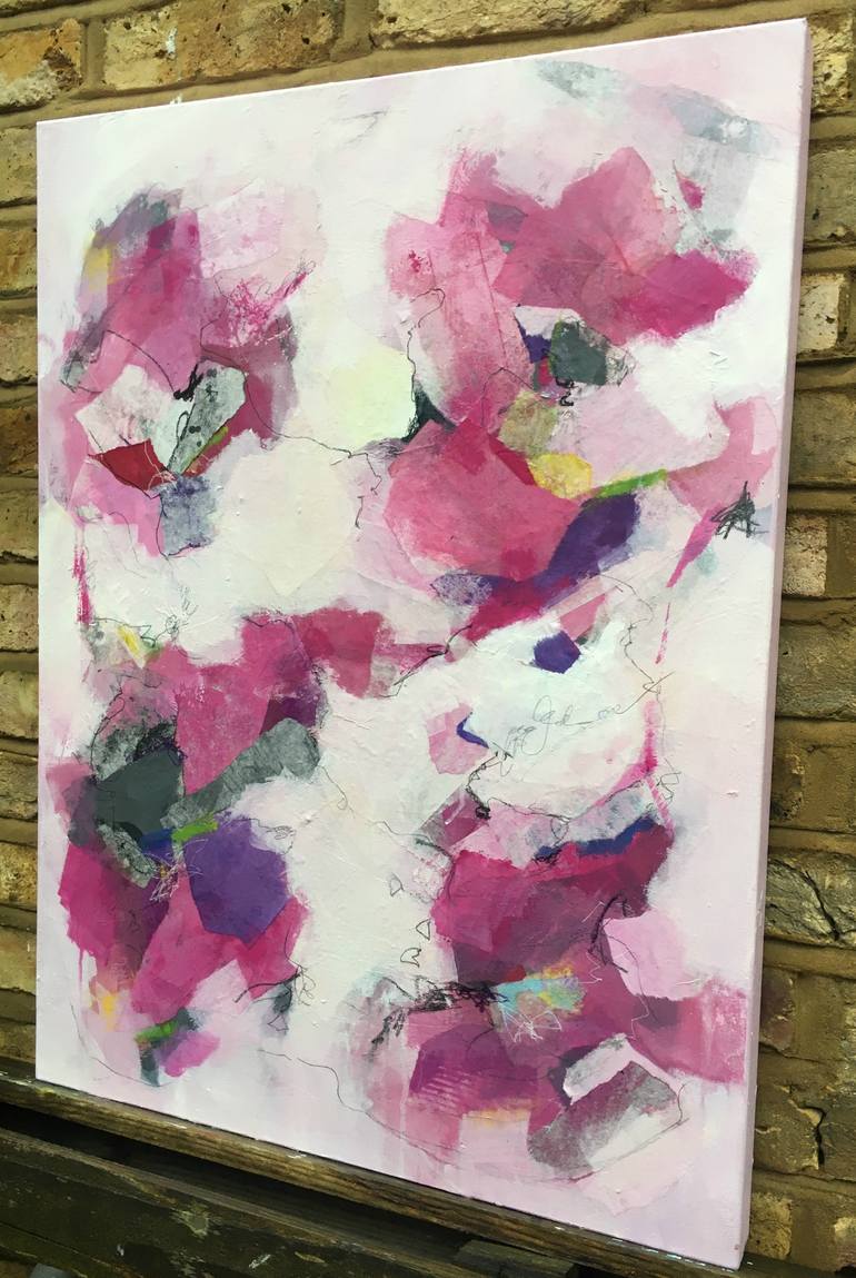 Original Abstract Expressionism Abstract Painting by Angela Dierks