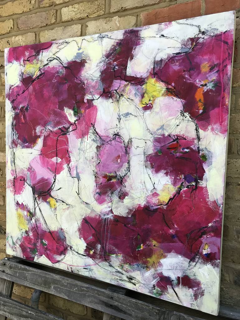 Original Abstract Expressionism Abstract Painting by Angela Dierks