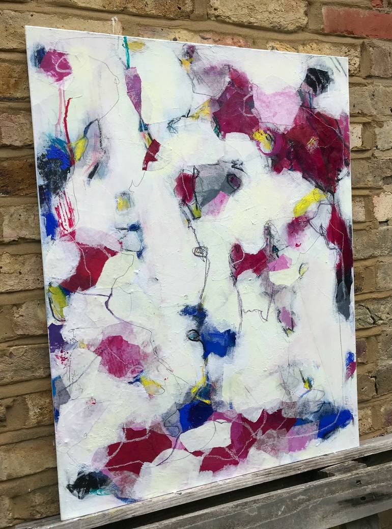 Original Abstract Expressionism Abstract Painting by Angela Dierks